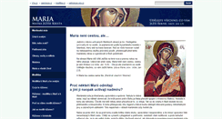 Desktop Screenshot of maria.cz
